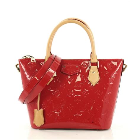 louis vuitton purse red button|Louis Vuitton handbag red inside.